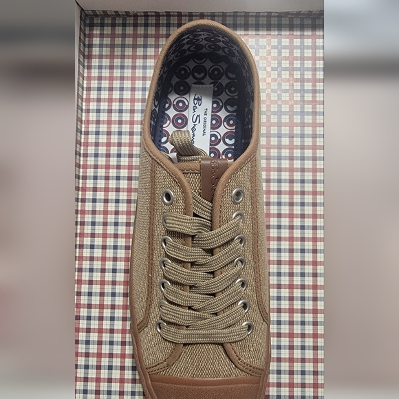 Ben Sherman Clifford Oxford CNV2 Khaki Canvas size 8.5 - Picture 5 of 6